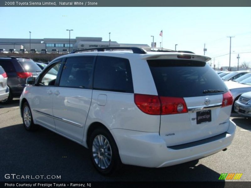 Natural White / Stone 2008 Toyota Sienna Limited