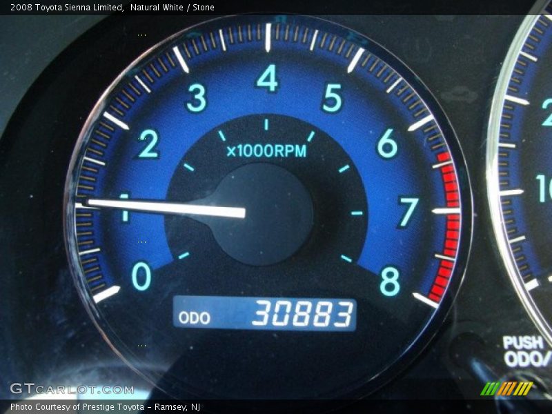 Natural White / Stone 2008 Toyota Sienna Limited