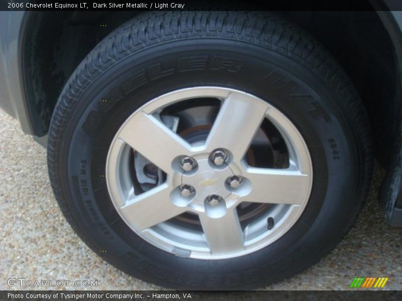 Dark Silver Metallic / Light Gray 2006 Chevrolet Equinox LT