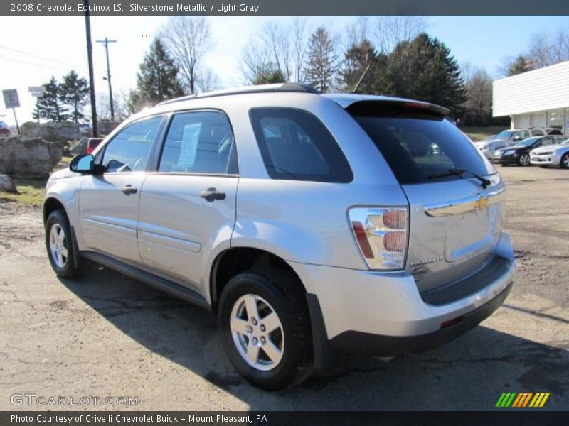 Silverstone Metallic / Light Gray 2008 Chevrolet Equinox LS