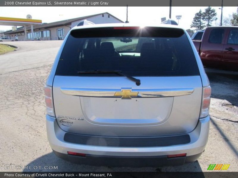 Silverstone Metallic / Light Gray 2008 Chevrolet Equinox LS