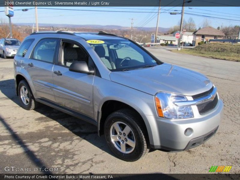 Silverstone Metallic / Light Gray 2008 Chevrolet Equinox LS