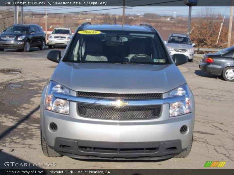 Silverstone Metallic / Light Gray 2008 Chevrolet Equinox LS