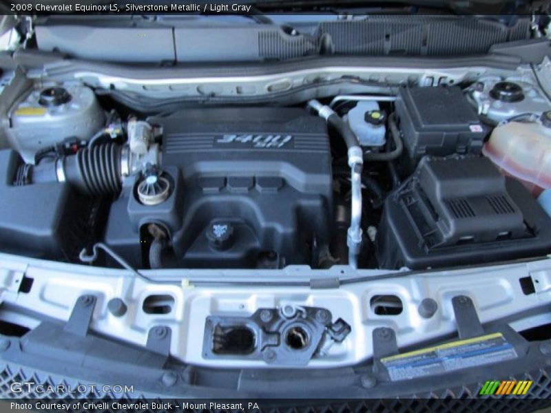 Silverstone Metallic / Light Gray 2008 Chevrolet Equinox LS