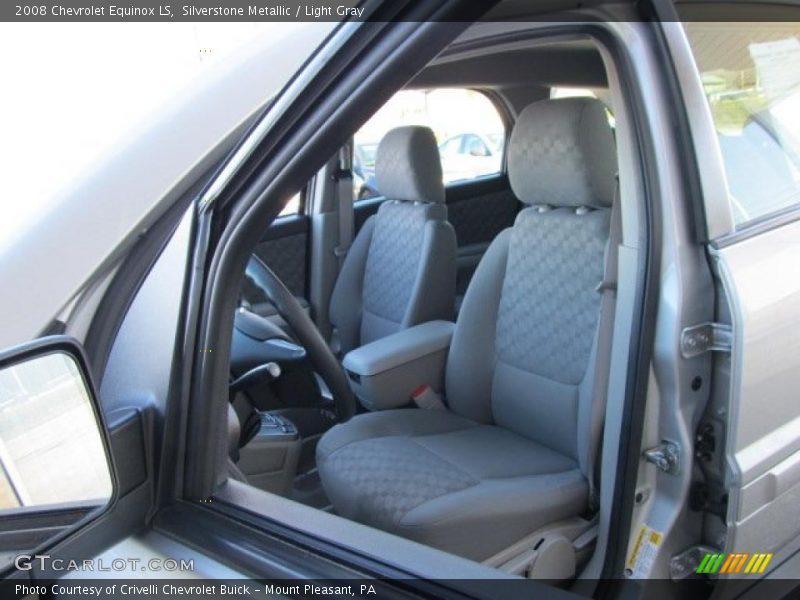 Silverstone Metallic / Light Gray 2008 Chevrolet Equinox LS