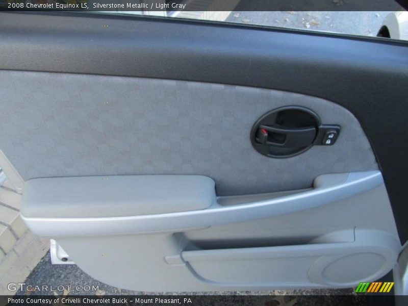 Silverstone Metallic / Light Gray 2008 Chevrolet Equinox LS
