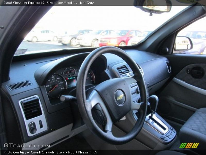 Silverstone Metallic / Light Gray 2008 Chevrolet Equinox LS