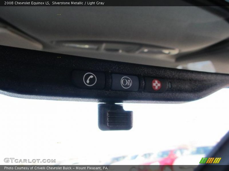 Silverstone Metallic / Light Gray 2008 Chevrolet Equinox LS