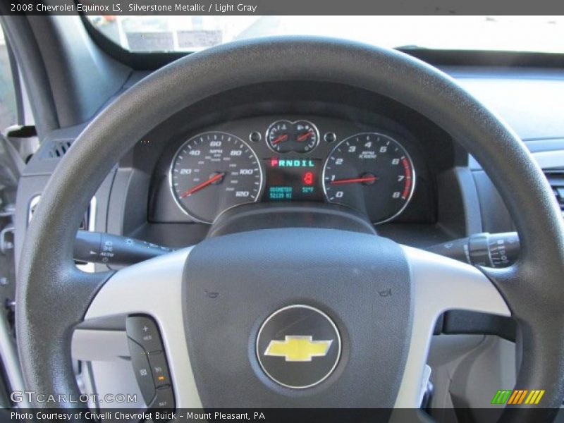 Silverstone Metallic / Light Gray 2008 Chevrolet Equinox LS