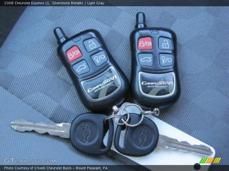 Silverstone Metallic / Light Gray 2008 Chevrolet Equinox LS