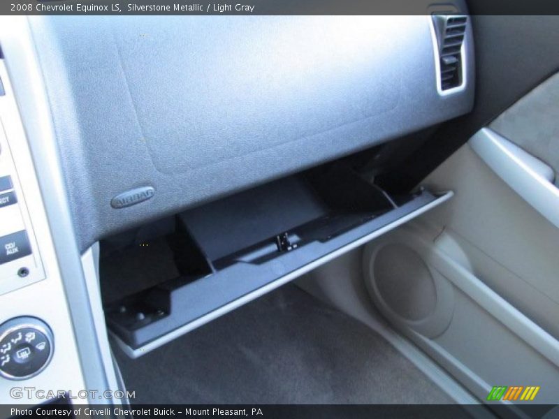 Silverstone Metallic / Light Gray 2008 Chevrolet Equinox LS