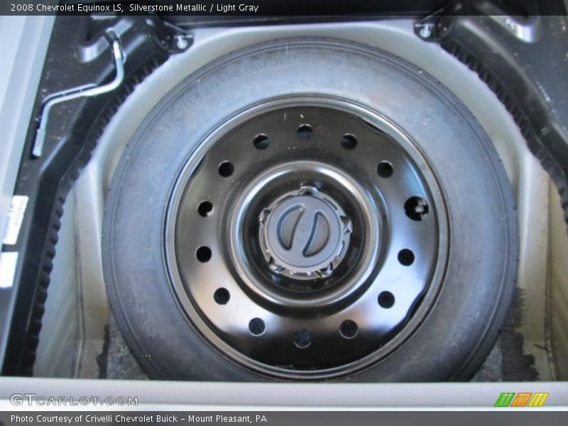 Silverstone Metallic / Light Gray 2008 Chevrolet Equinox LS