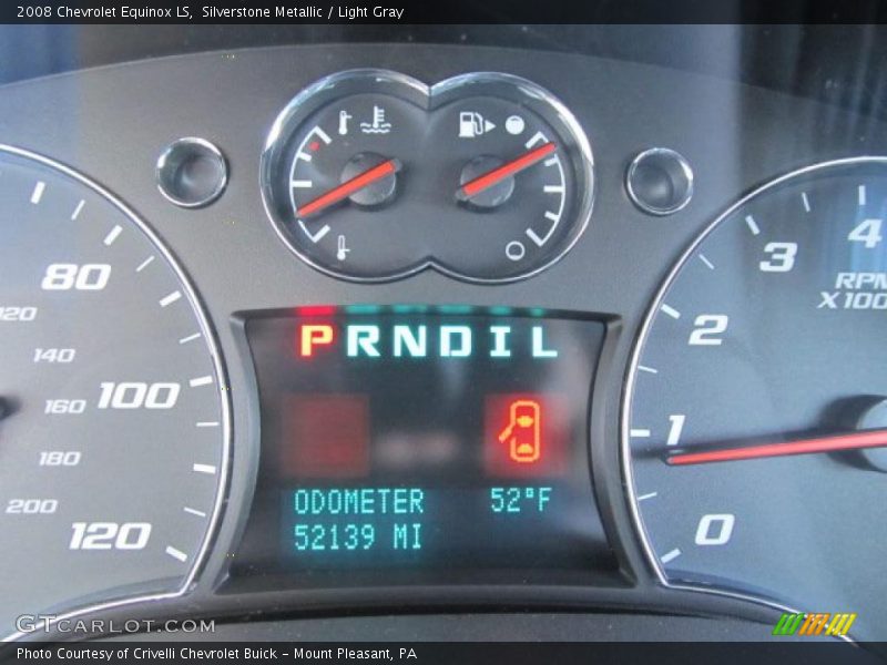 Silverstone Metallic / Light Gray 2008 Chevrolet Equinox LS