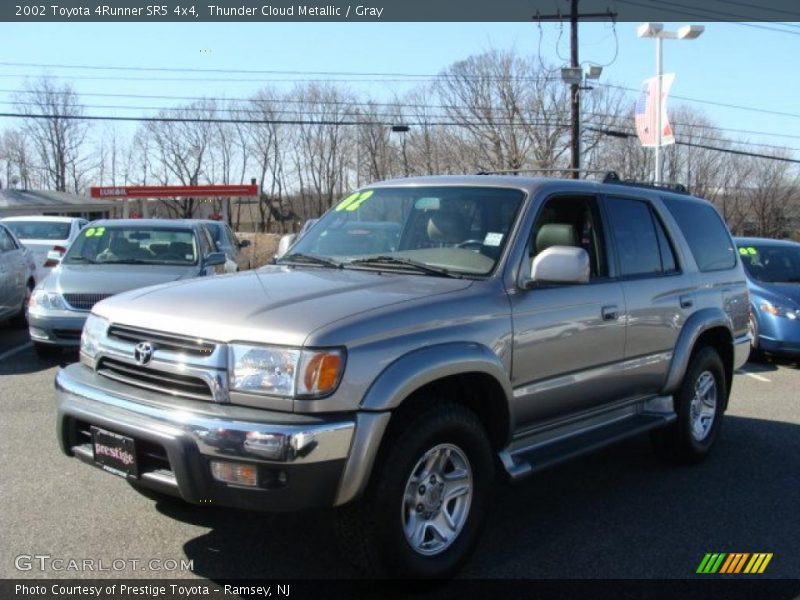 Thunder Cloud Metallic / Gray 2002 Toyota 4Runner SR5 4x4