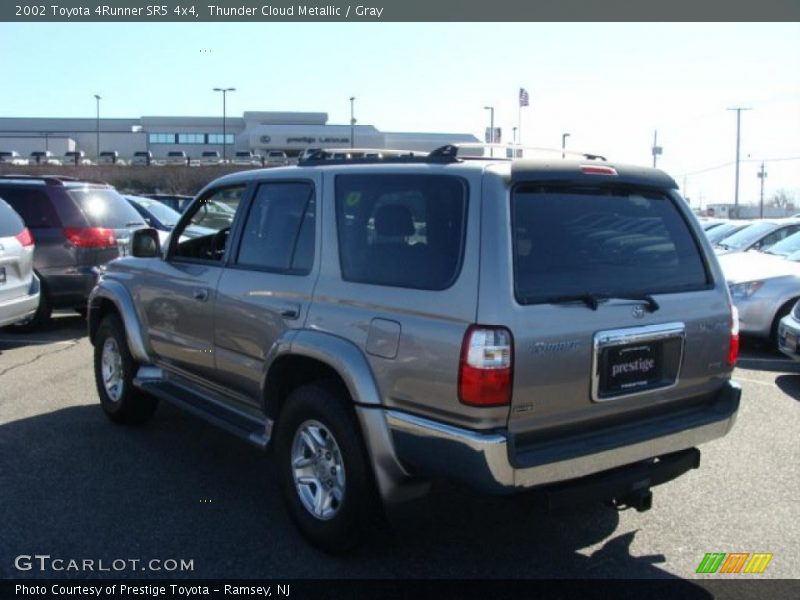 Thunder Cloud Metallic / Gray 2002 Toyota 4Runner SR5 4x4