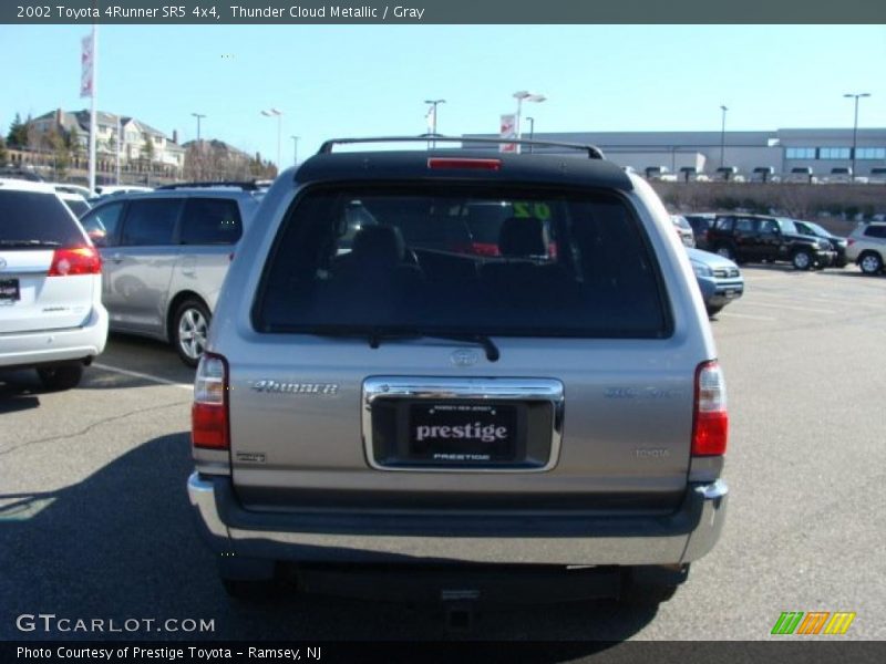 Thunder Cloud Metallic / Gray 2002 Toyota 4Runner SR5 4x4