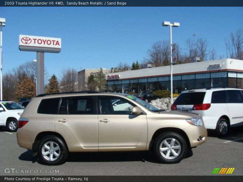  2009 Highlander V6 4WD Sandy Beach Metallic
