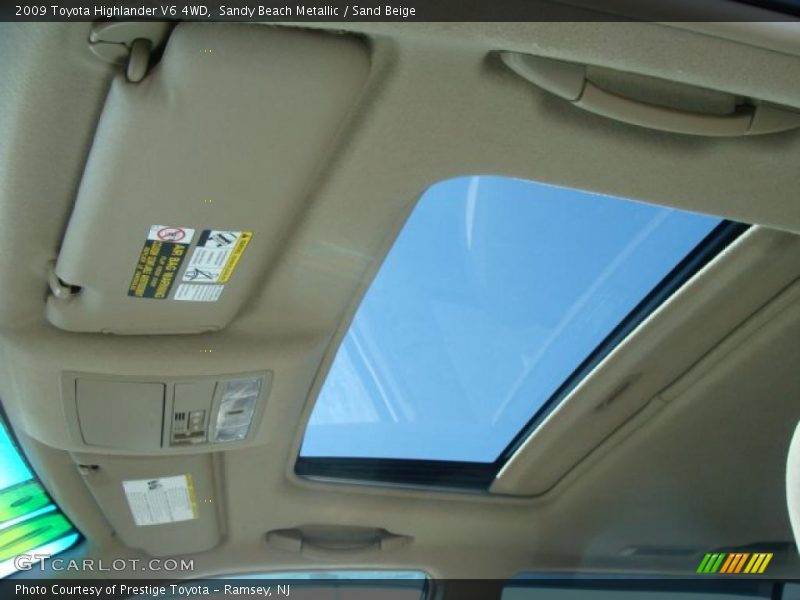 Sandy Beach Metallic / Sand Beige 2009 Toyota Highlander V6 4WD