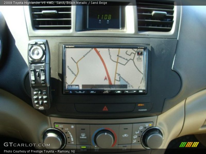Navigation of 2009 Highlander V6 4WD