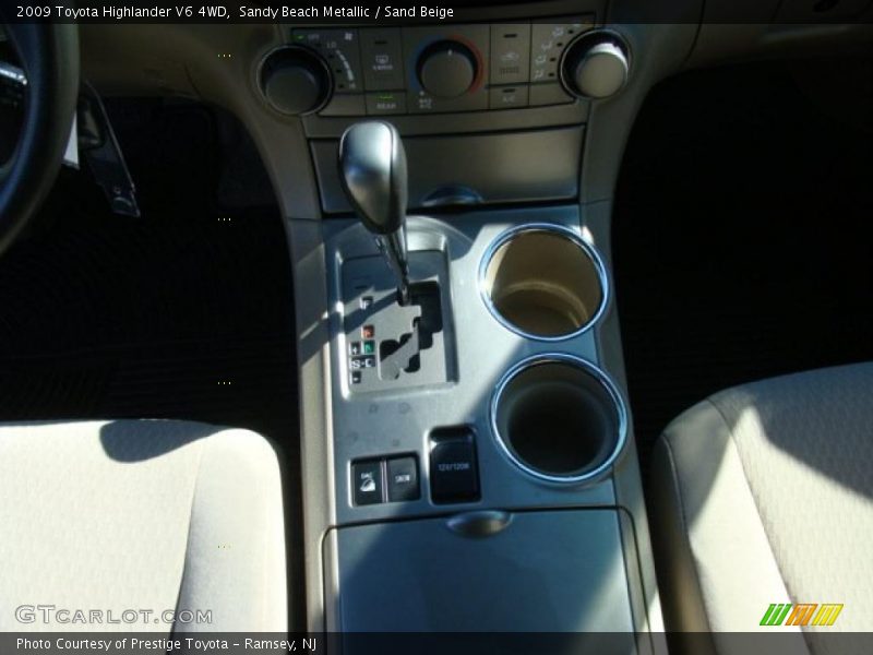  2009 Highlander V6 4WD 5 Speed ECT-i Automatic Shifter