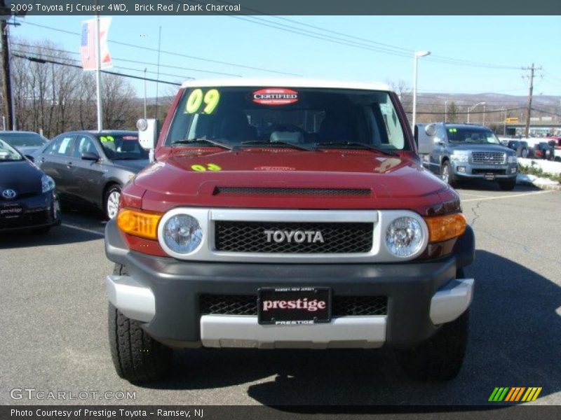 Brick Red / Dark Charcoal 2009 Toyota FJ Cruiser 4WD