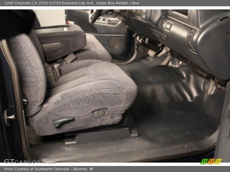 Indigo Blue Metallic / Blue 1998 Chevrolet C/K 2500 K2500 Extended Cab 4x4