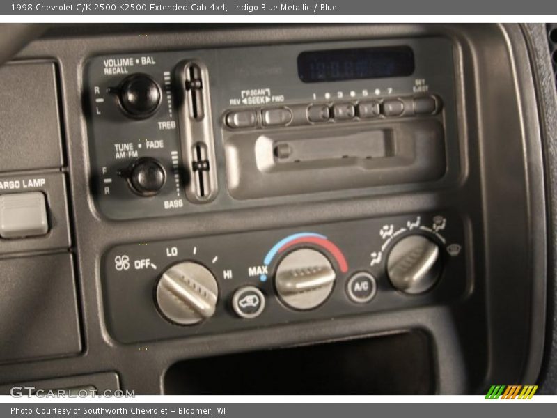 Indigo Blue Metallic / Blue 1998 Chevrolet C/K 2500 K2500 Extended Cab 4x4