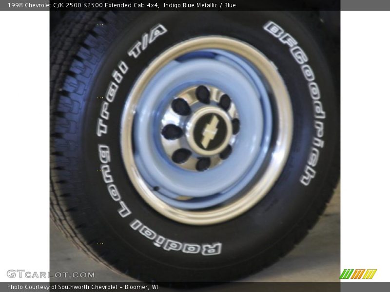 Indigo Blue Metallic / Blue 1998 Chevrolet C/K 2500 K2500 Extended Cab 4x4