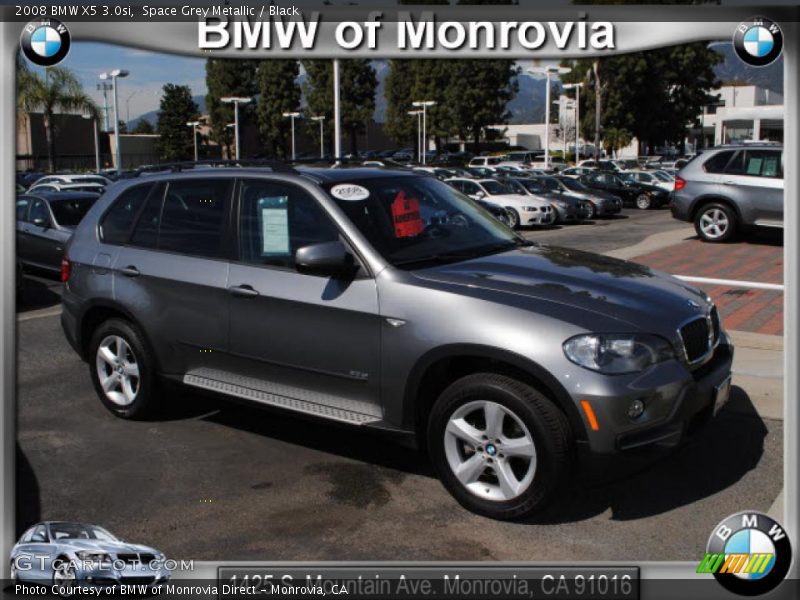 Space Grey Metallic / Black 2008 BMW X5 3.0si