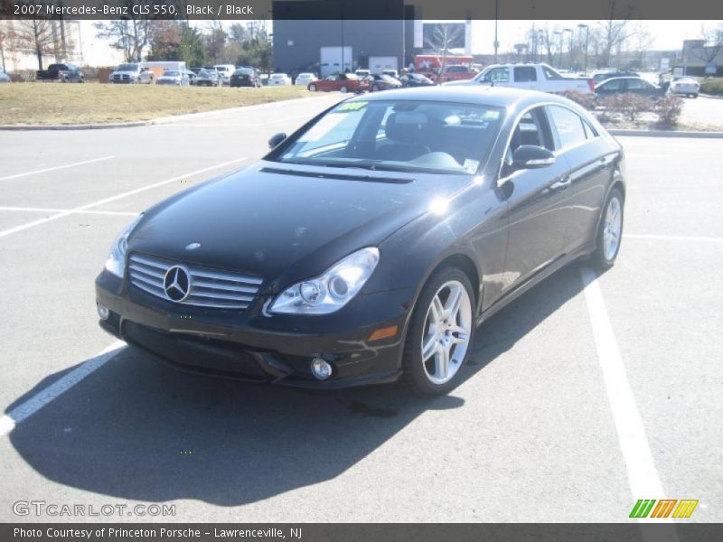 Black / Black 2007 Mercedes-Benz CLS 550