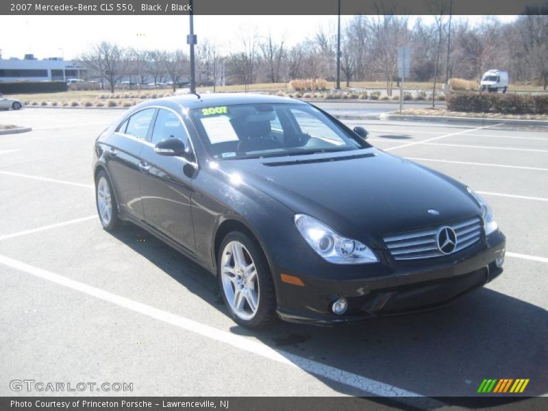 Black / Black 2007 Mercedes-Benz CLS 550