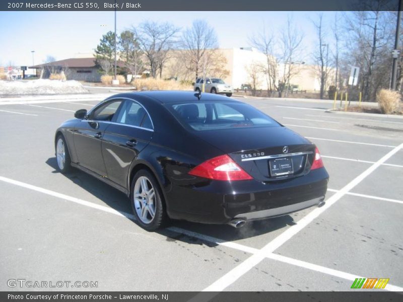 Black / Black 2007 Mercedes-Benz CLS 550