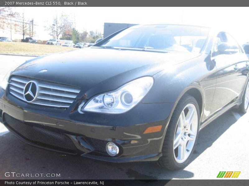 Black / Black 2007 Mercedes-Benz CLS 550
