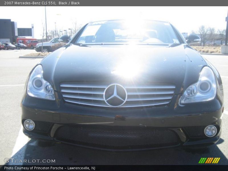 Black / Black 2007 Mercedes-Benz CLS 550