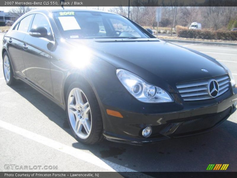 Black / Black 2007 Mercedes-Benz CLS 550