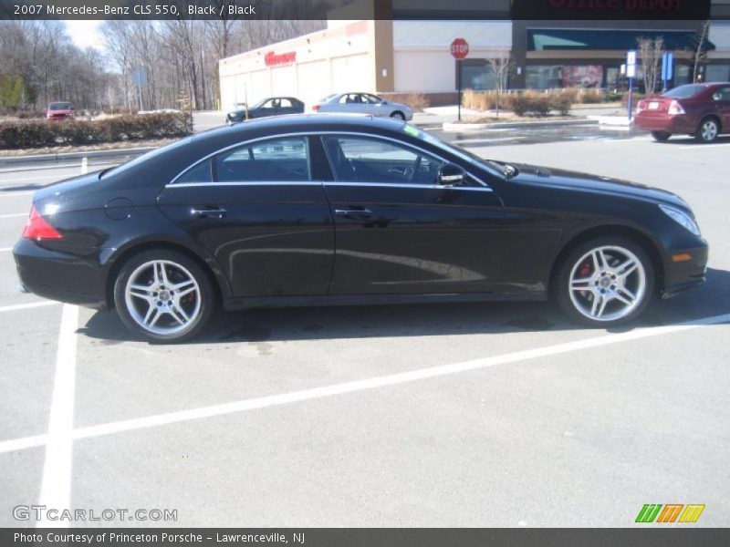 Black / Black 2007 Mercedes-Benz CLS 550