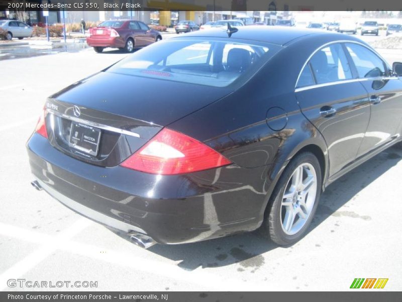 Black / Black 2007 Mercedes-Benz CLS 550