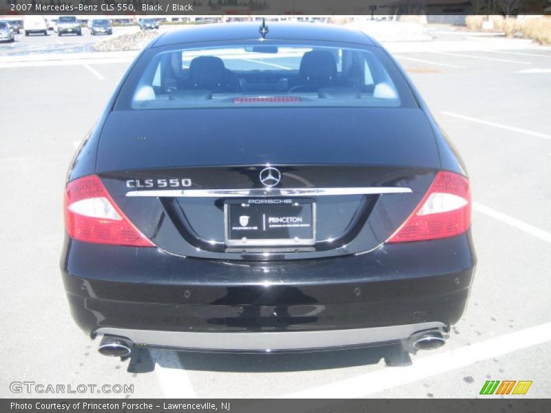 Black / Black 2007 Mercedes-Benz CLS 550