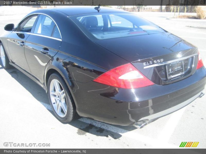 Black / Black 2007 Mercedes-Benz CLS 550