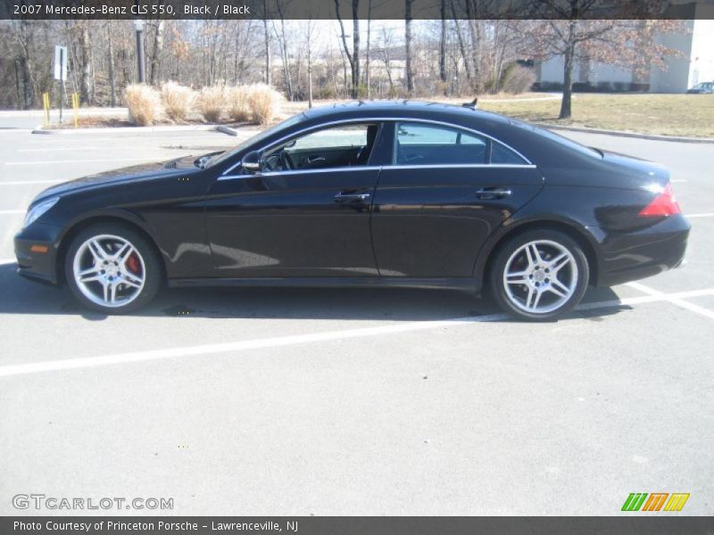 Black / Black 2007 Mercedes-Benz CLS 550
