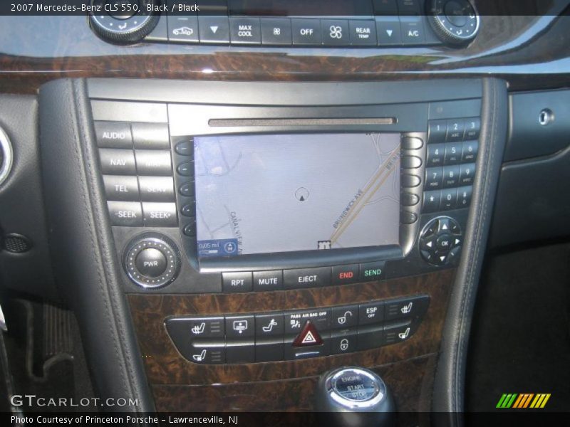Black / Black 2007 Mercedes-Benz CLS 550