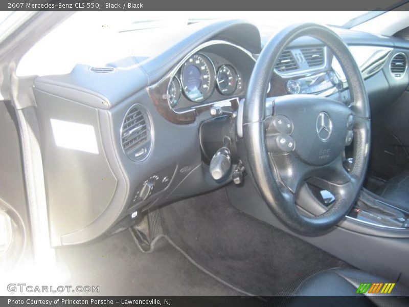 Black / Black 2007 Mercedes-Benz CLS 550