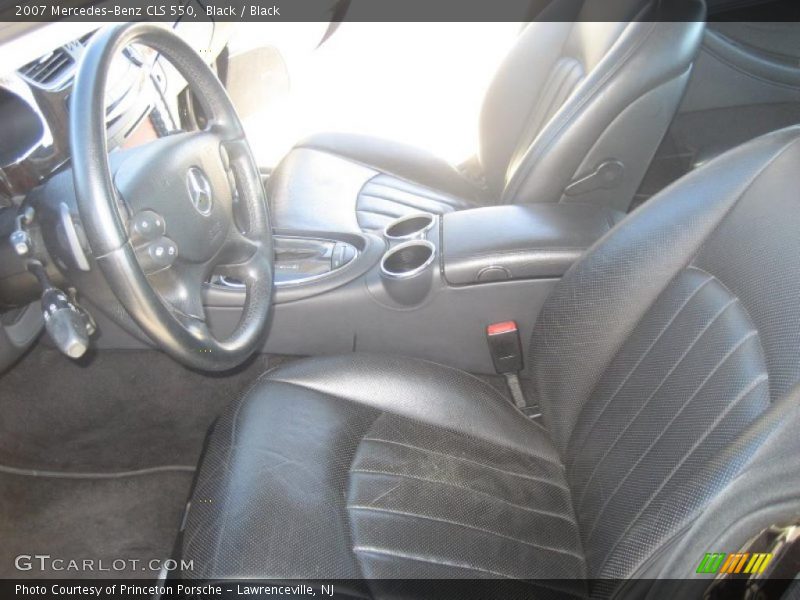 Black / Black 2007 Mercedes-Benz CLS 550