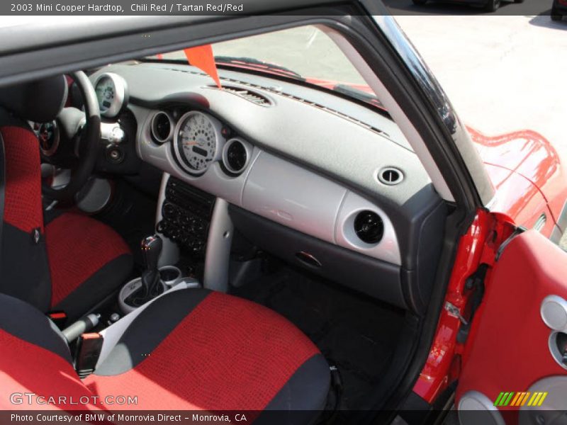 Chili Red / Tartan Red/Red 2003 Mini Cooper Hardtop
