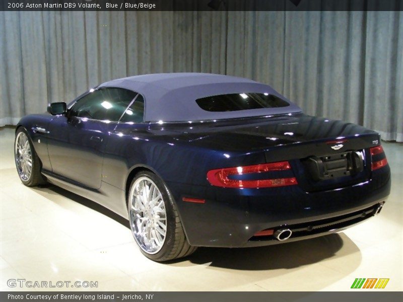 Blue / Blue/Beige 2006 Aston Martin DB9 Volante