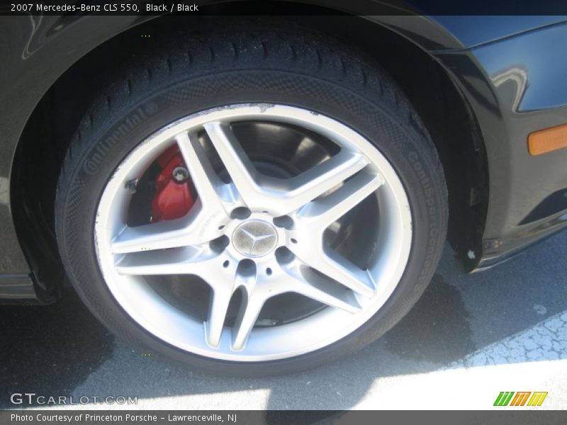 Black / Black 2007 Mercedes-Benz CLS 550
