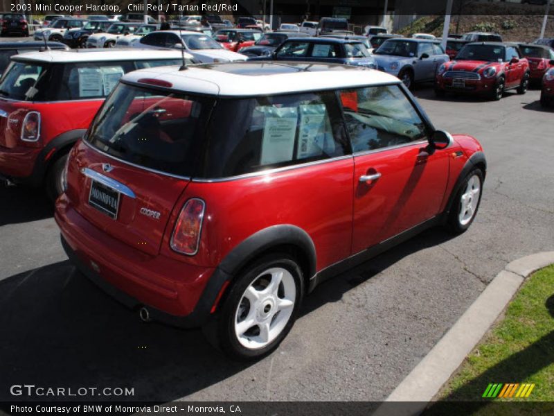 Chili Red / Tartan Red/Red 2003 Mini Cooper Hardtop
