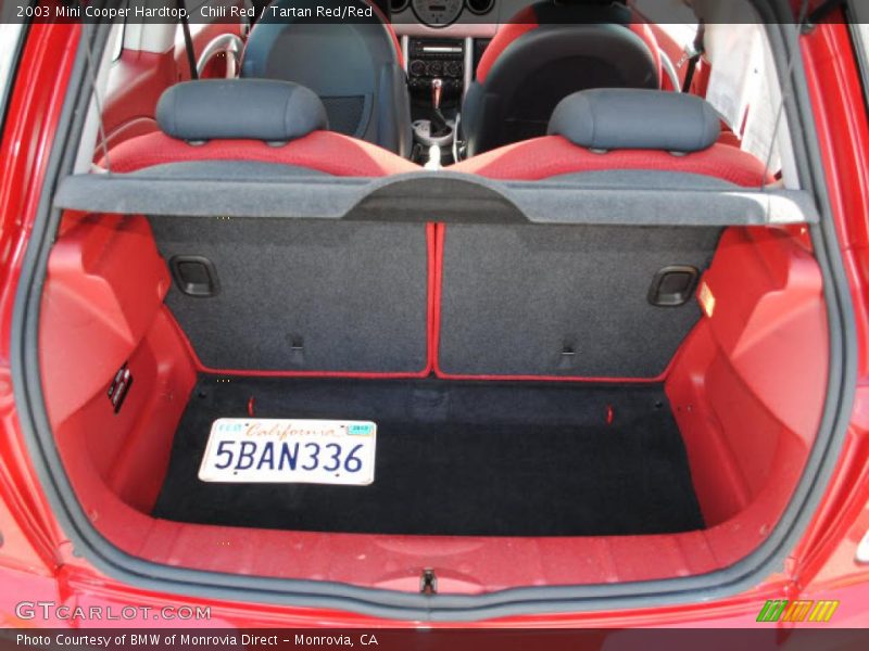 Chili Red / Tartan Red/Red 2003 Mini Cooper Hardtop