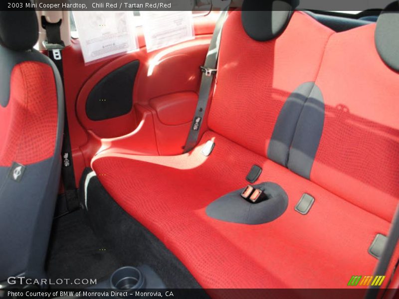 Chili Red / Tartan Red/Red 2003 Mini Cooper Hardtop