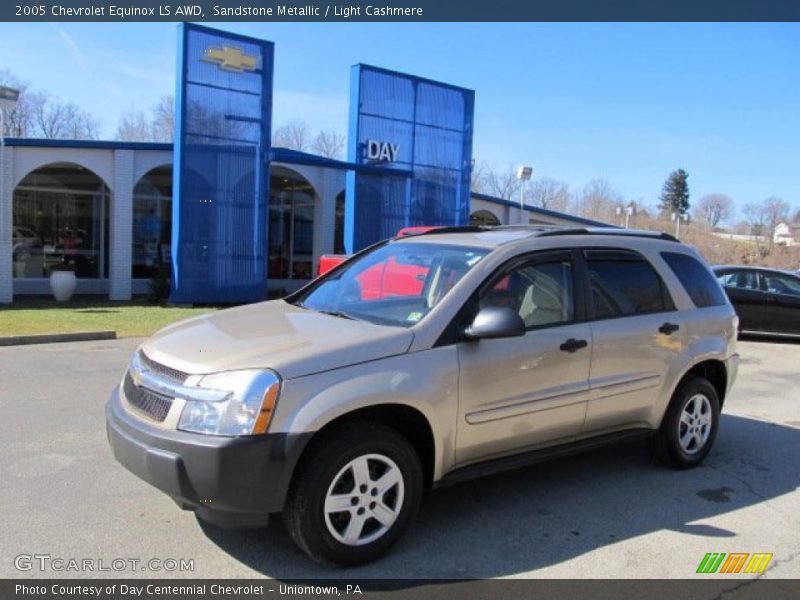 Sandstone Metallic / Light Cashmere 2005 Chevrolet Equinox LS AWD